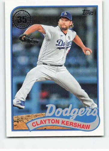 2024 Topps 1989 Baseball #89B-57 Clayton Kershaw NM-MT Dodgers ID:71078 - Baseball Card Single