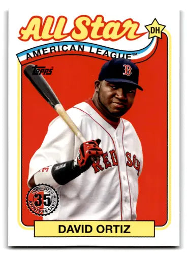 2024 Topps David Ortiz baseball card with original gloss, Boston Red Sox legend
