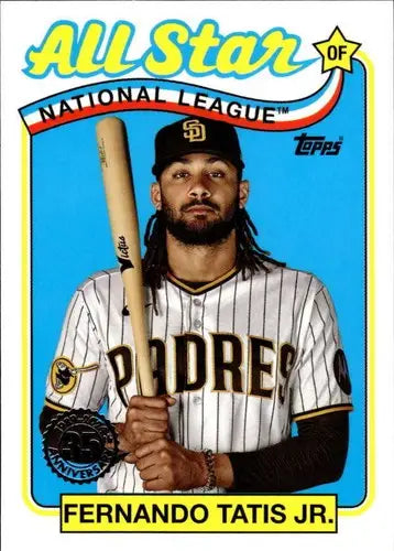 2024 Topps 1989 Baseball All-Star fernando tatis Jr. card with original gloss 89asb-27 fernando tatis