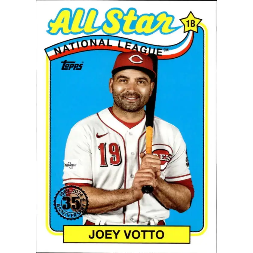 2024 Topps 1989 Baseball All-Star #89ASB-33 Joey Votto NM-MT Cincinnati Reds Baseball Card - Baseball Card Single