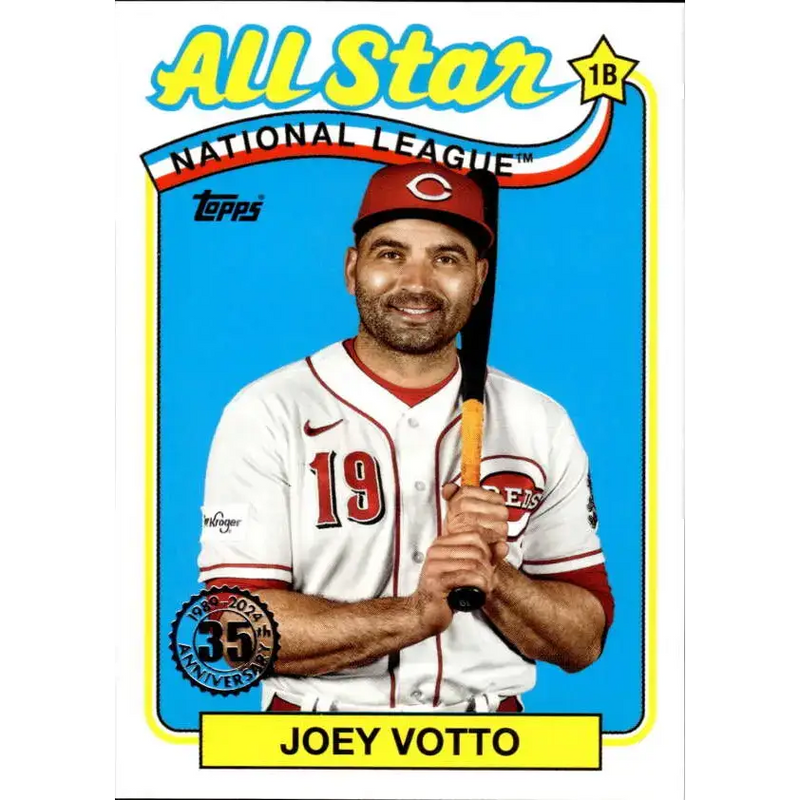 2024 Topps 1989 Baseball All-Star #89ASB-33 Joey Votto NM-MT Cincinnati Reds Baseball Card - Baseball Card Single
