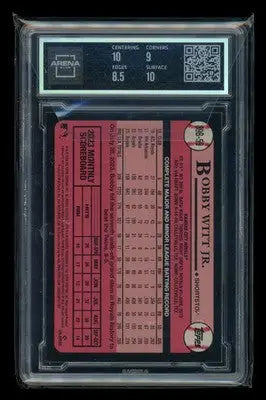 2024 Topps 1989 Topps Bobby Witt Jr. #89B-59 Baseball Arena Club 9 - Baseball Card Single