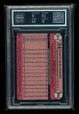 2024 Topps 1989 Topps Manny Machado #89B-2 Baseball Arena Club 9 - Baseball Card Single