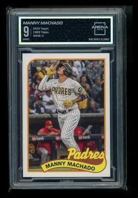 2024 Topps 1989 Topps Manny Machado #89B-2 Baseball Arena Club 9 - Baseball Card Single