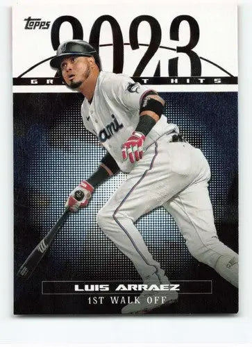 2024 Topps Greatest Hits Luis Arraez baseball card with original gloss Marlins NM-MT