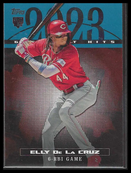 2024 Topps 2023 Greatest Hits Blue #23GH-25 Elly De La Cruz