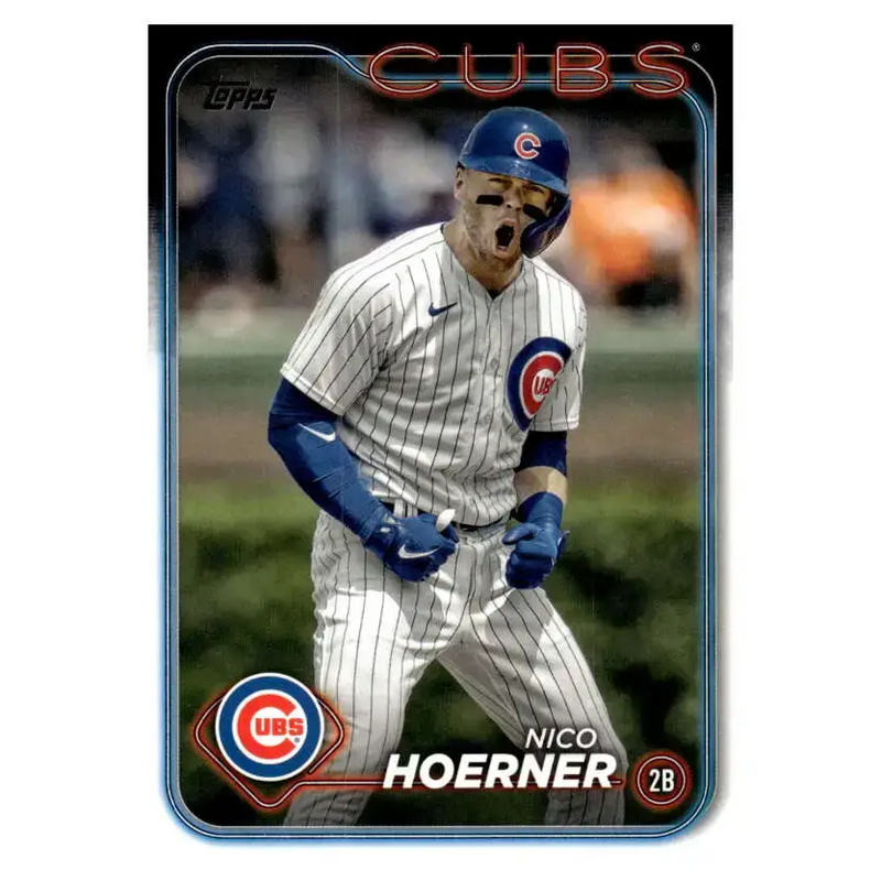 2024 Topps #204 Nico Hoerner NM-MT Chicago Cubs Baseball Card - Baseball Card Single