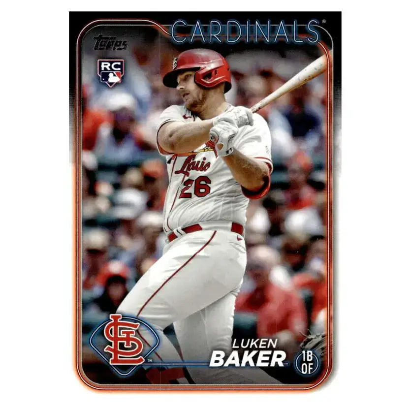 2024 Topps #207 Luken Baker NM-MT RC Rookie St. Louis Cardinals Baseball Card - Baseball Card Single
