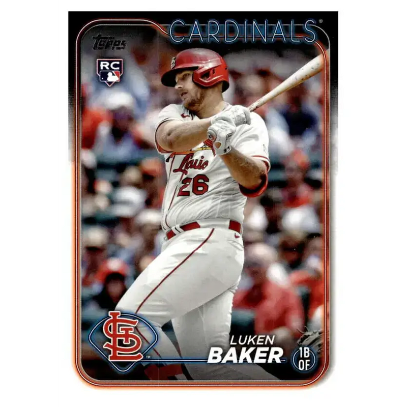 2024 Topps #207 Luken Baker NM-MT RC Rookie St. Louis Cardinals Baseball Card - Baseball Card Single
