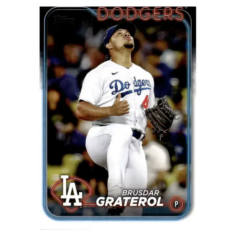 2024 Topps #225 Brusdar Graterol NM-MT Los Angeles Dodgers Baseball Card - Baseball Card Single