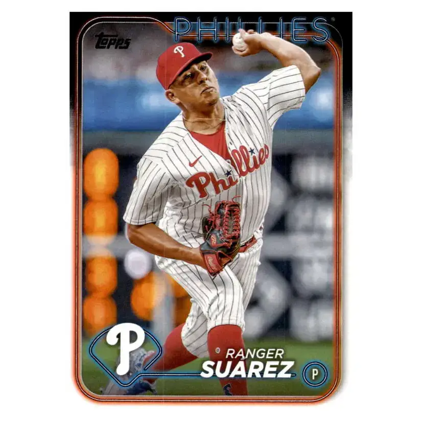 2024 Topps #229 Ranger Suarez NM-MT Philadelphia Phillies Baseball Card - Baseball Card Single