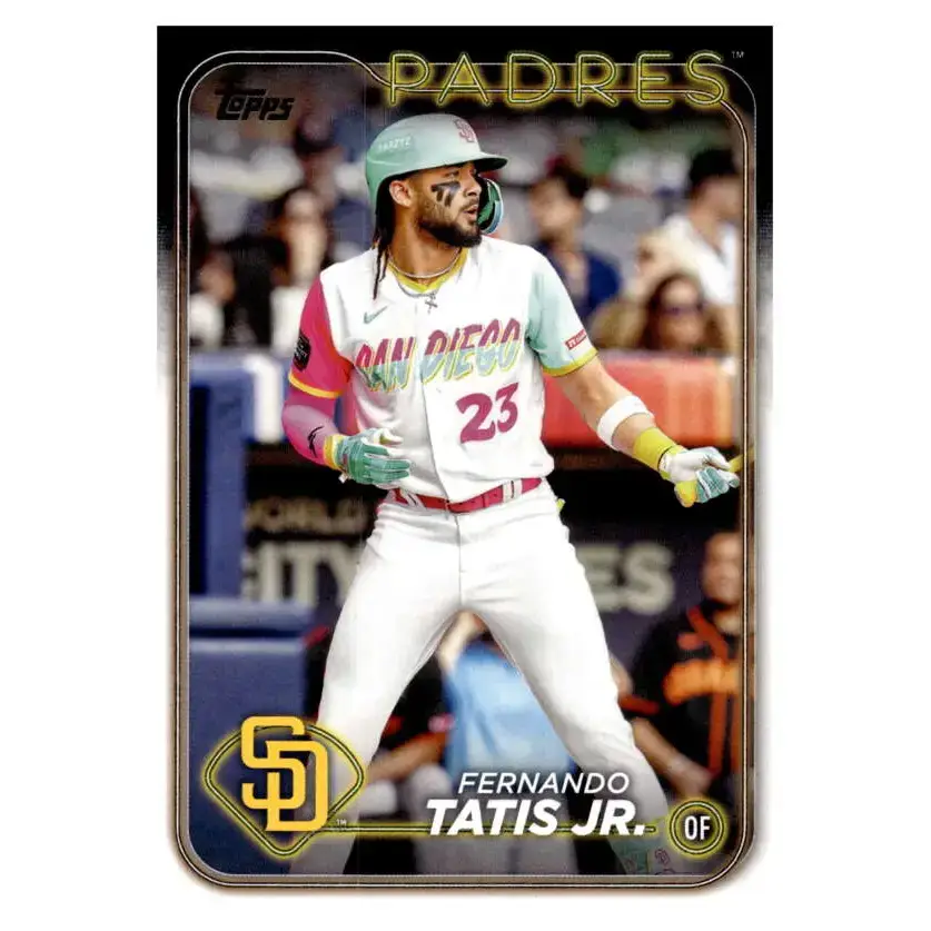 2024 Topps #23 Fernando Tatis Jr. NM-MT San Diego Padres Baseball Card - Baseball Card Single