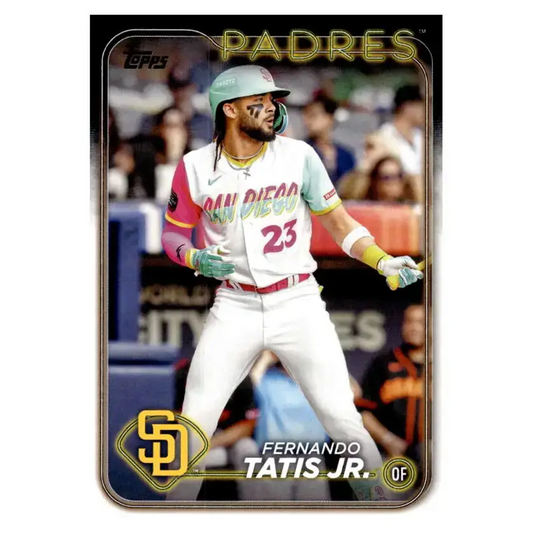 2024 Topps #23 Fernando Tatis Jr. NM-MT San Diego Padres Baseball Card - Baseball Card Single