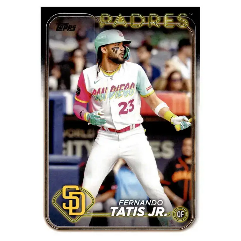 2024 Topps #23 Fernando Tatis Jr. NM-MT San Diego Padres Baseball Card - Baseball Card Single