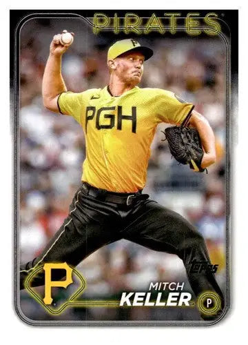 2024 Topps Mitch Keller baseball card with original gloss NM-MT Pirates ID 71182