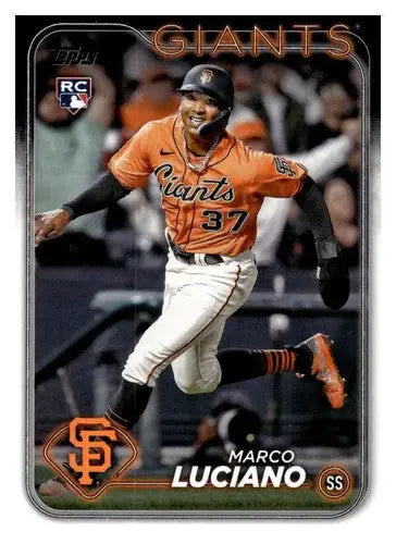2024 Topps Marco Luciano rookie Giants baseball card with original gloss NM-MT RC