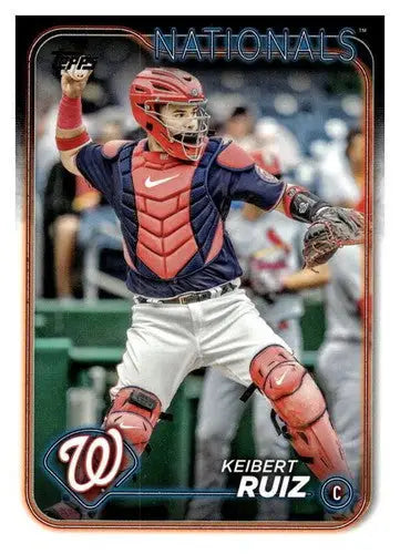 2024 Topps Keibert Ruiz baseball card with original gloss, NM-MT condition