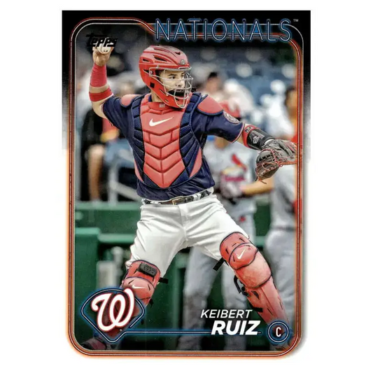 2024 Topps #239 Keibert Ruiz NM-MT Washington Nationals Baseball Card - Baseball Card Single