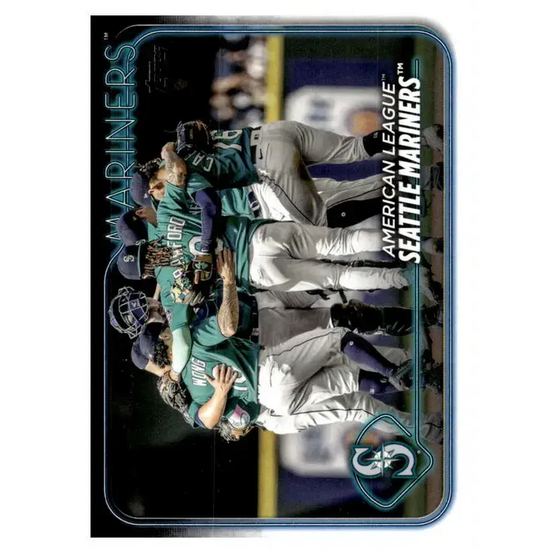 2024 Topps #241 Seattle Mariners NM-MT Seattle Mariners Baseball Card - Baseball Card Single