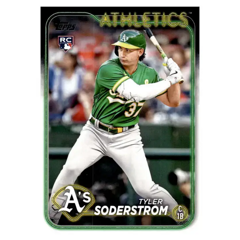 2024 Topps #244 Tyler Soderstrom NM-MT RC Rookie Oakland Athletics Baseball Card - Baseball Card Single