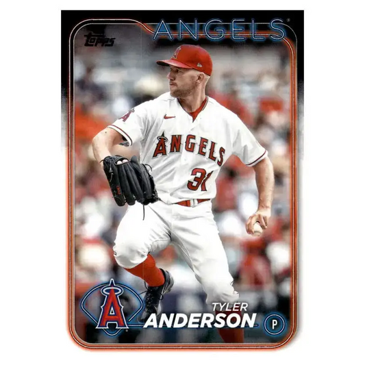2024 Topps #248 Tyler Anderson NM-MT Los Angeles Angels Baseball Card - Baseball Card Single