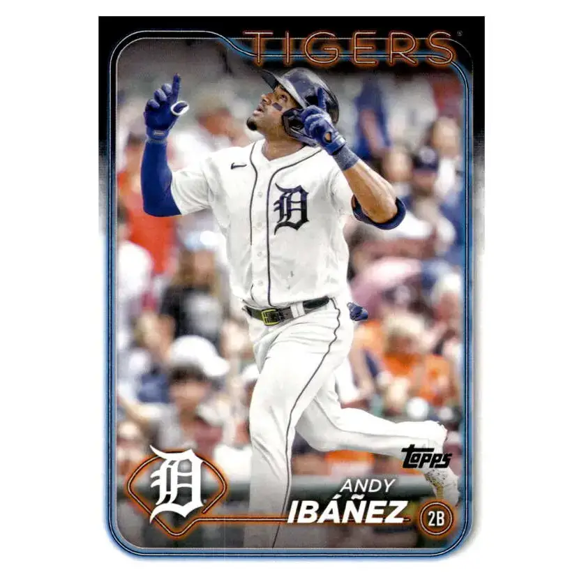 2024 Topps #25 Andy Ibanez NM-MT Detroit Tigers Baseball Card - Baseball Card Single