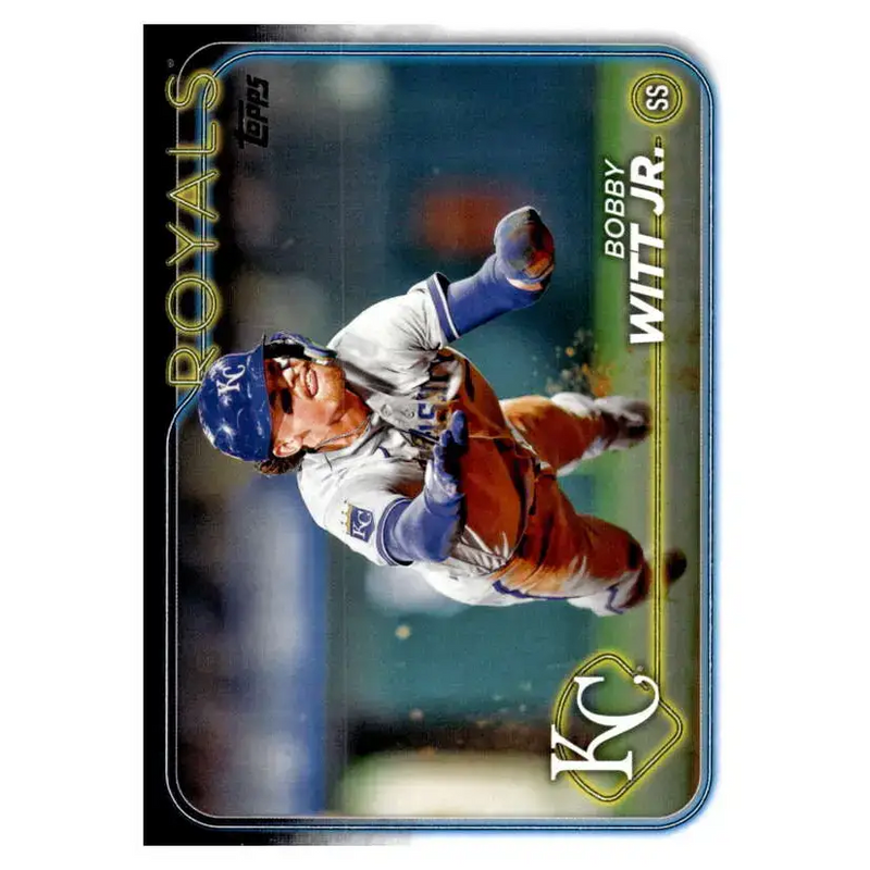 2024 Topps #254 Bobby Witt Jr. NM-MT Kansas City Royals Baseball Card - Baseball Card Single