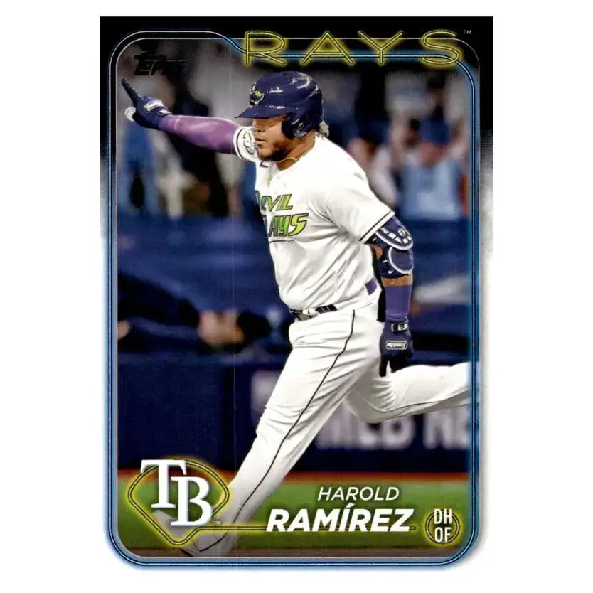 2024 Topps #256 Harold Ramirez NM-MT Tampa Bay Rays Baseball Card - Baseball Card Single