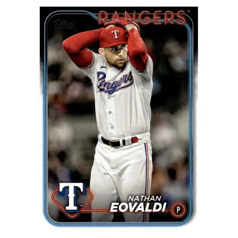 2024 Topps #258 Nathan Eovaldi NM-MT Texas Rangers Baseball Card - Baseball Card Single