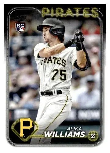 Alika Williams rookie Pirates baseball card with original gloss from 2024 Topps #265