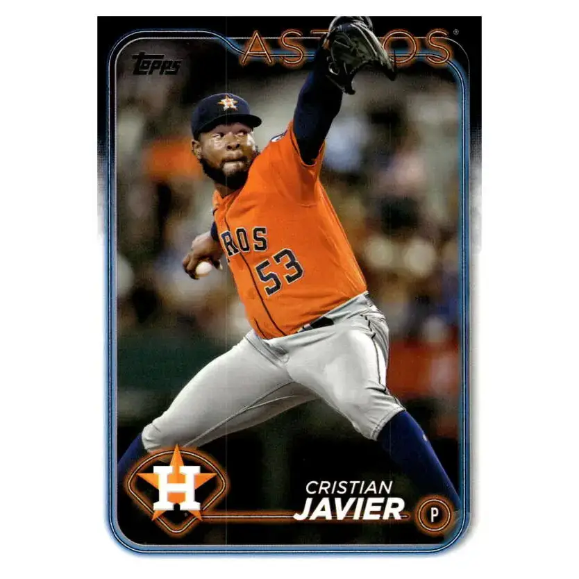 2024 Topps #269 Cristian Javier NM-MT Houston Astros Baseball Card - Baseball Card Single