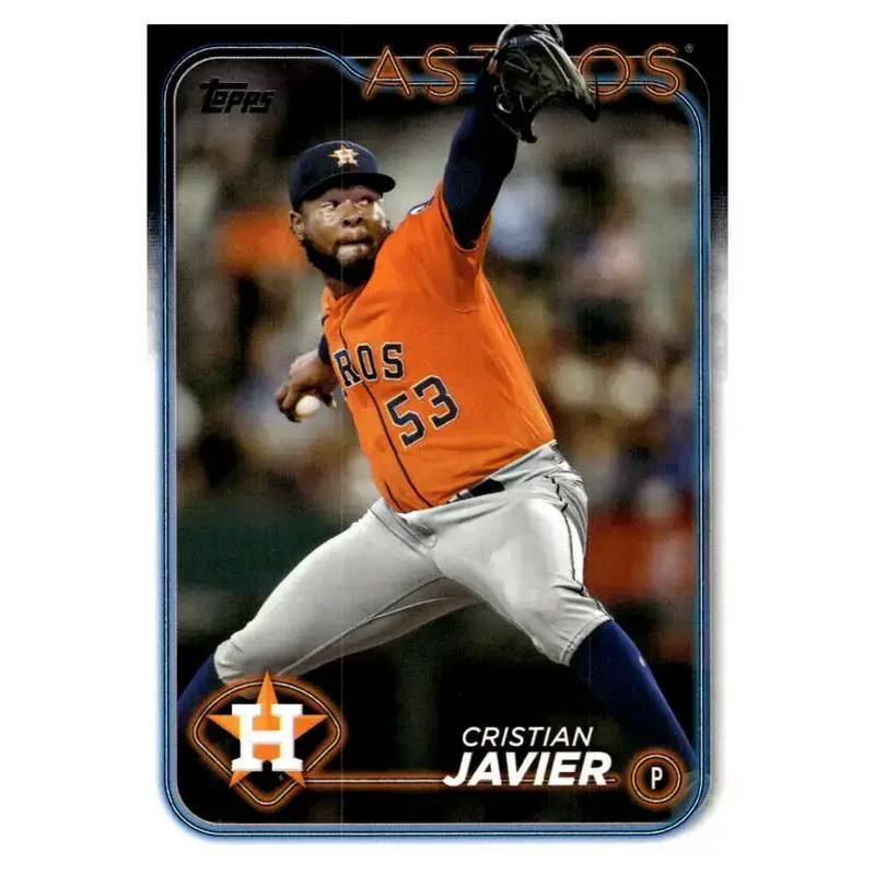 2024 Topps #269 Cristian Javier NM-MT Houston Astros Baseball Card - Baseball Card Single