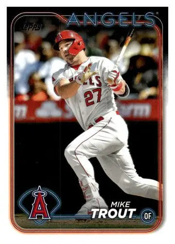 2024 Topps #27 Mike Trout NM-MT Angels ID:71106 - Baseball Card Single