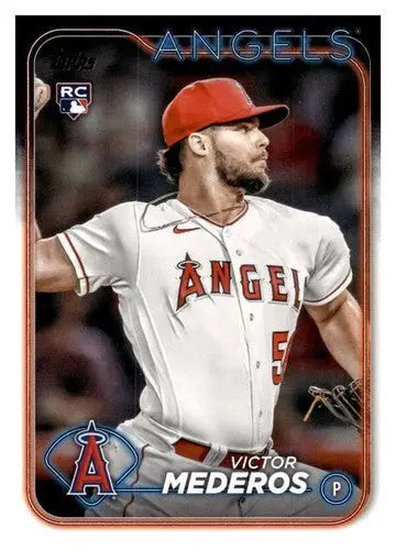 2024 Topps #270 Victor Mederos NM-MT RC Rookie Angels ID:71193 - Baseball Card Single