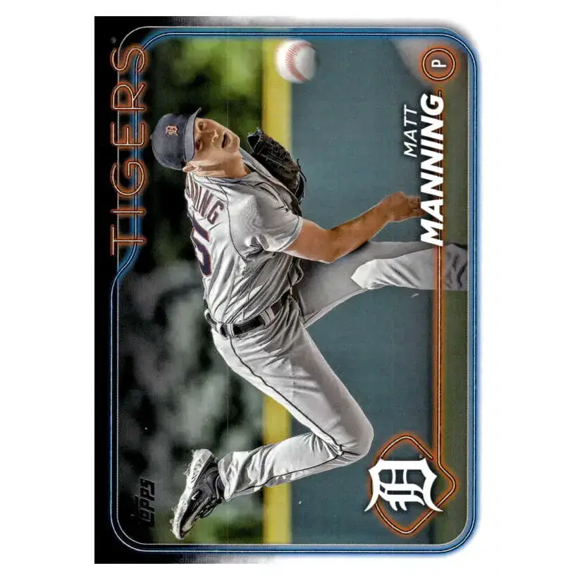 2024 Topps #277 Matt Manning NM-MT Detroit Tigers Baseball Card - Baseball Card Single