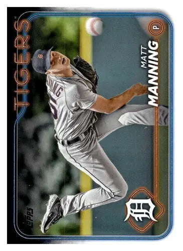2024 Topps #277 Matt Manning NM-MT Tigers ID:68785 - Baseball Card Single