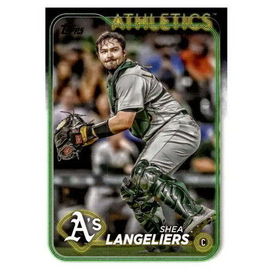2024 Topps #278 Shea Langeliers NM-MT Oakland Athletics Baseball Card - Baseball Card Single
