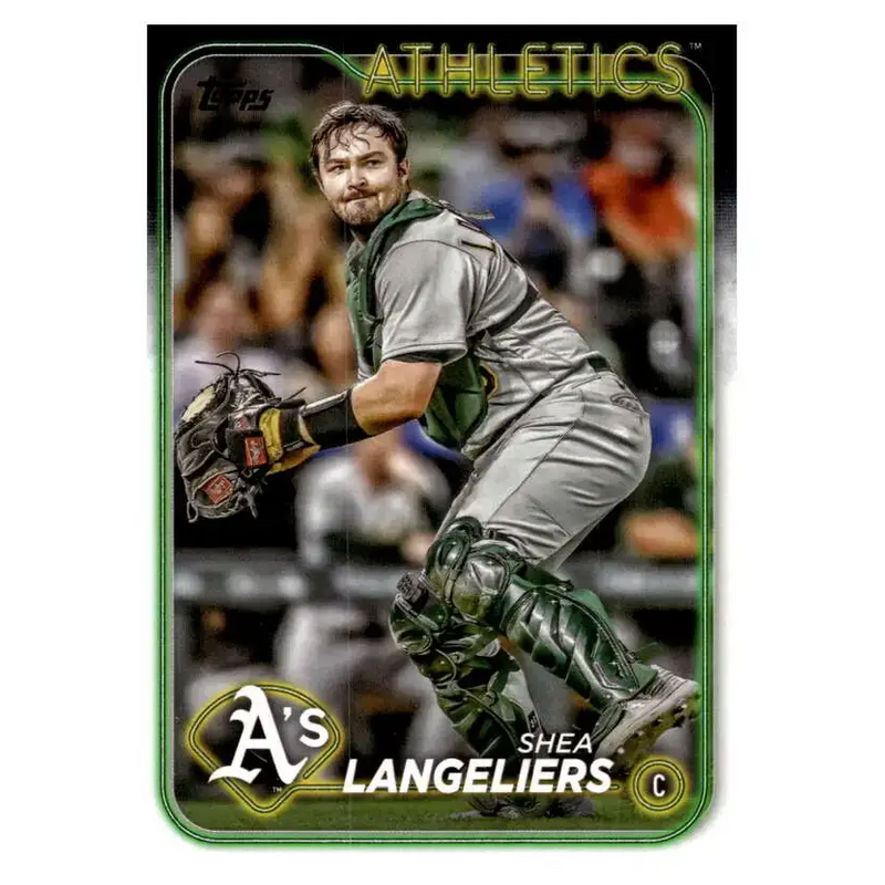 2024 Topps #278 Shea Langeliers NM-MT Oakland Athletics Baseball Card - Baseball Card Single