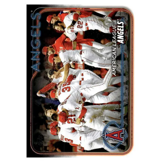 2024 Topps #279 Los Angeles Angels NM-MT Los Angeles Angels Baseball Card - Baseball Card Single