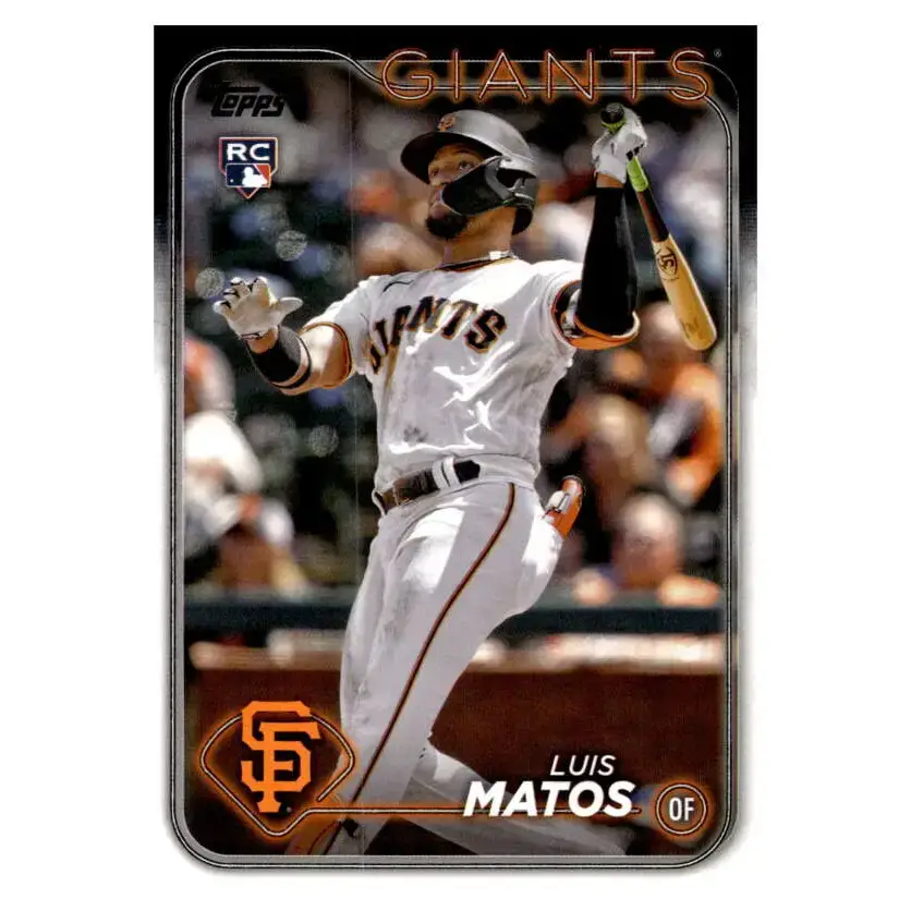 2024 Topps #28 Luis Matos NM-MT RC Rookie San Francisco Giants Baseball Card - Baseball Card Single