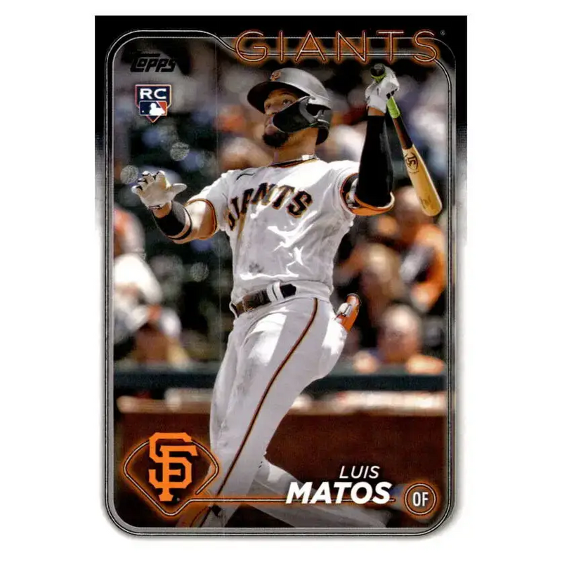 2024 Topps #28 Luis Matos NM-MT RC Rookie San Francisco Giants Baseball Card - Baseball Card Single