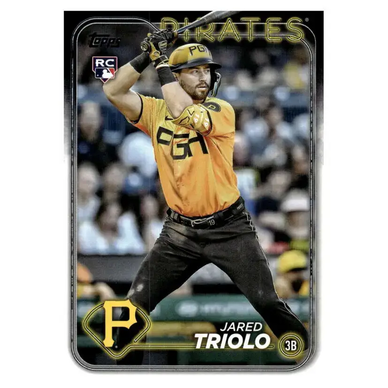 2024 Topps #281 Jared Triolo NM-MT RC Rookie Pittsburgh Pirates Baseball Card - Baseball Card Single