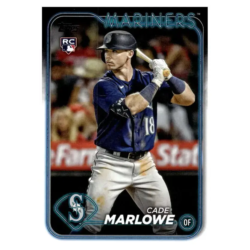 2024 Topps #286 Cade Marlowe NM-MT RC Rookie Seattle Mariners Baseball Card - Baseball Card Single