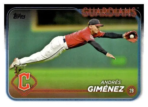 2024 Topps #289 Andres Gimenez NM-MT Guardians ID:68674 - Baseball Card Single