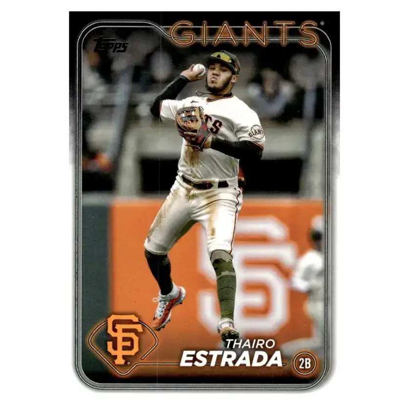2024 Topps #290 Thairo Estrada NM-MT San Francisco Giants Baseball Card - Baseball Card Single