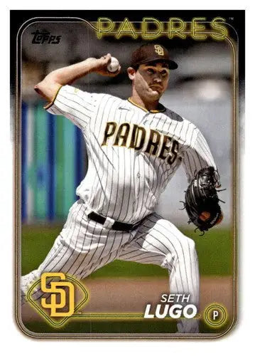 2024 Topps Seth Lugo baseball card with original gloss Padres ID 68786