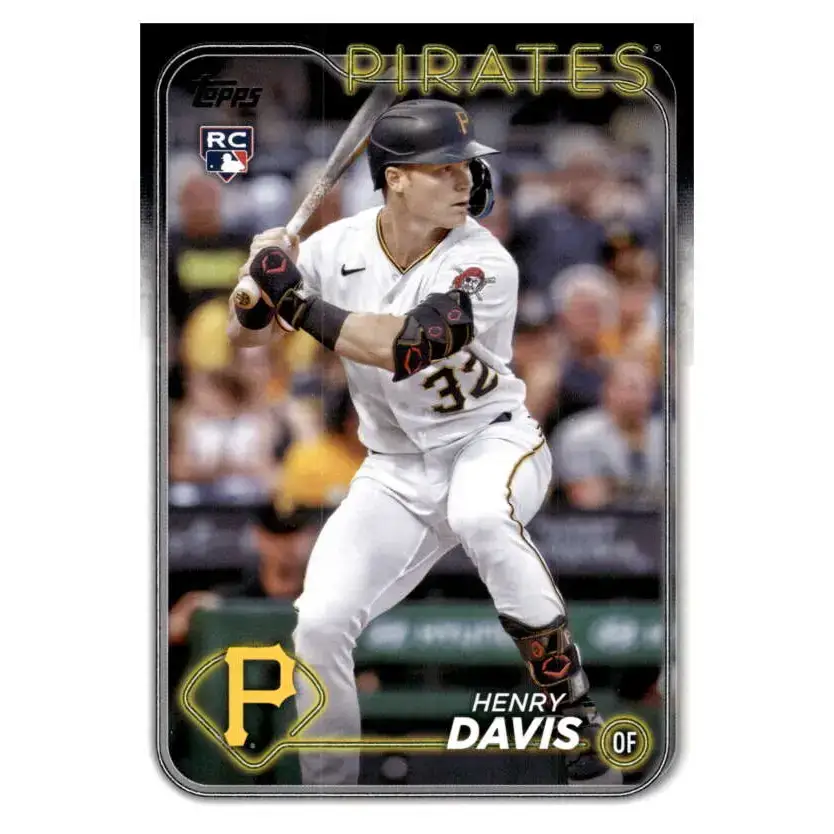 2024 Topps #295 Henry Davis NM-MT RC Rookie Pittsburgh Pirates Baseball Card - Baseball Card Single