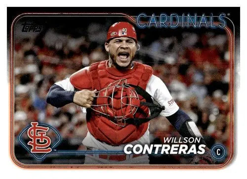 2024 Topps #296 Willson Contreras NM-MT Cardinals ID:73950 - Baseball Card Single