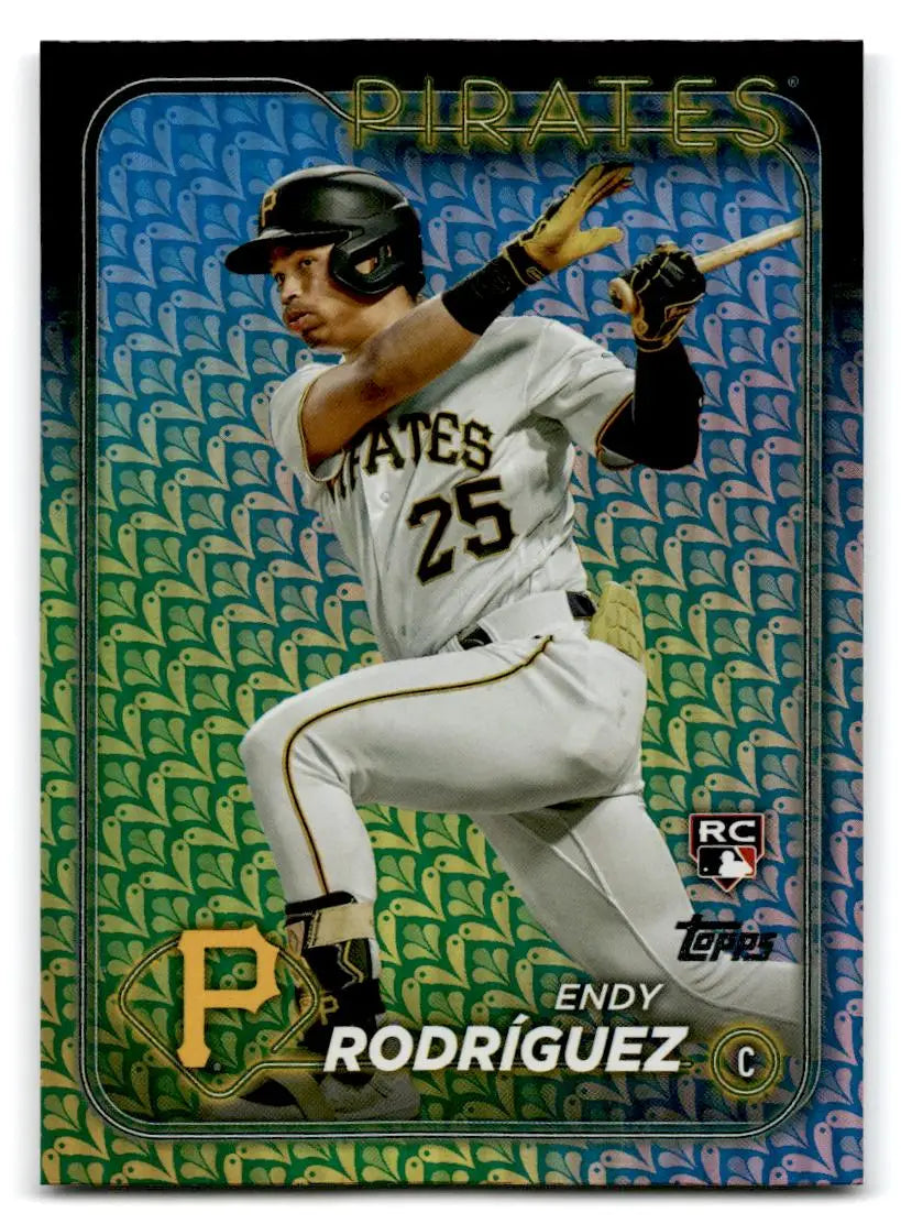 2024 Topps #3 Endy Rodríguez Holiday (Series One) - Baseball Card Single