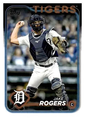 2024 Topps #302 Jake Rogers NM-MT Tigers ID:68787 - Baseball Card Single